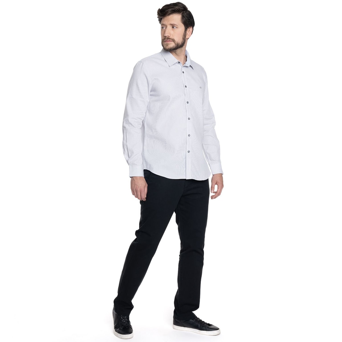 CAMISA TEXTURADA PARA HOMBRE BLANCO V6131N5014