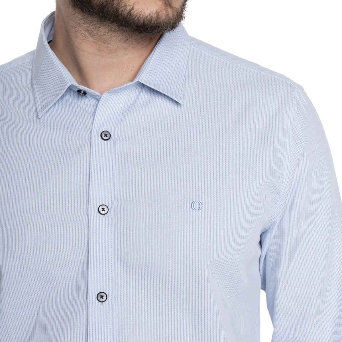 CAMISA TEXTURADA PARA HOMBRE CELESTE V6131N5713