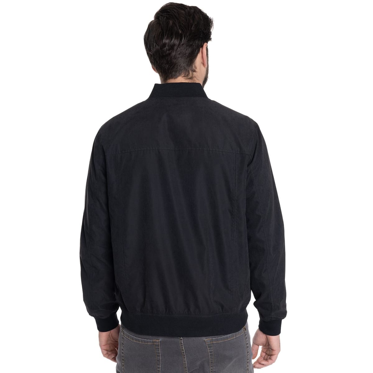 CHAQUETA BOMBER PARA HOMBRE NEGRO V6020N0092