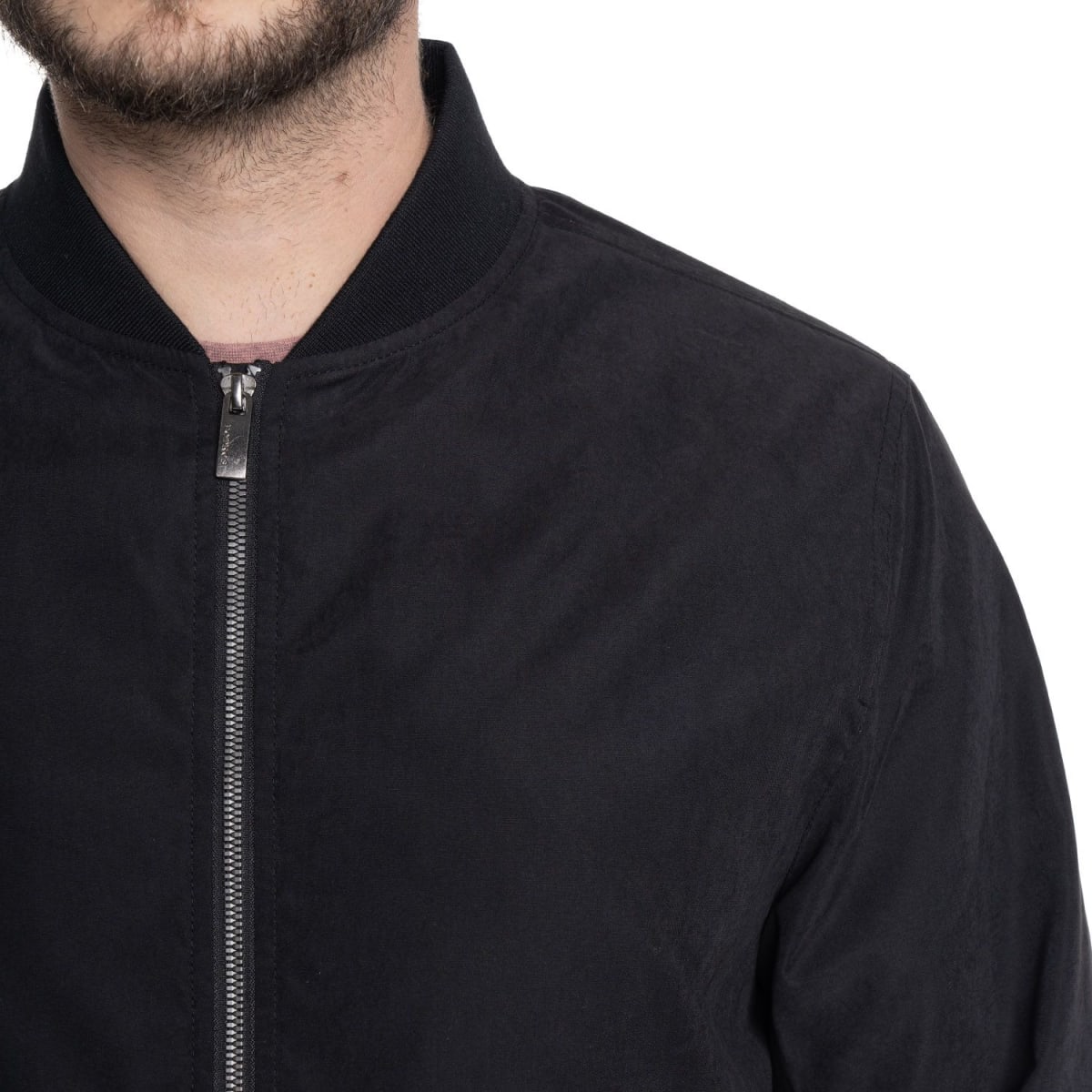 CHAQUETA BOMBER PARA HOMBRE NEGRO V6020N0093