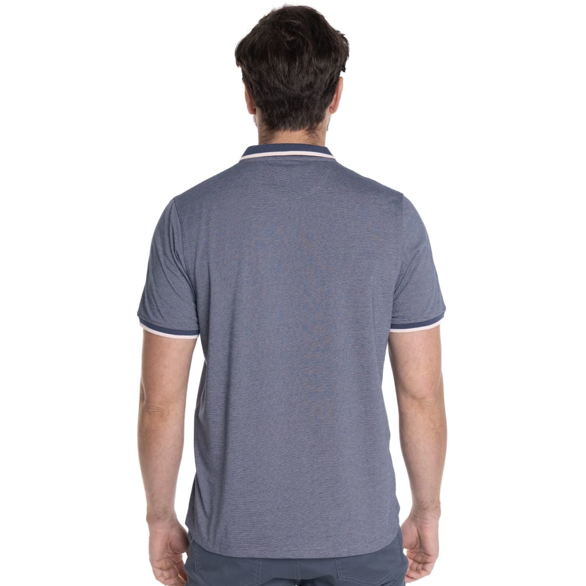 POLERAS MANGA CORTA HOMBRE AZUL PIEDRA V6110N0692