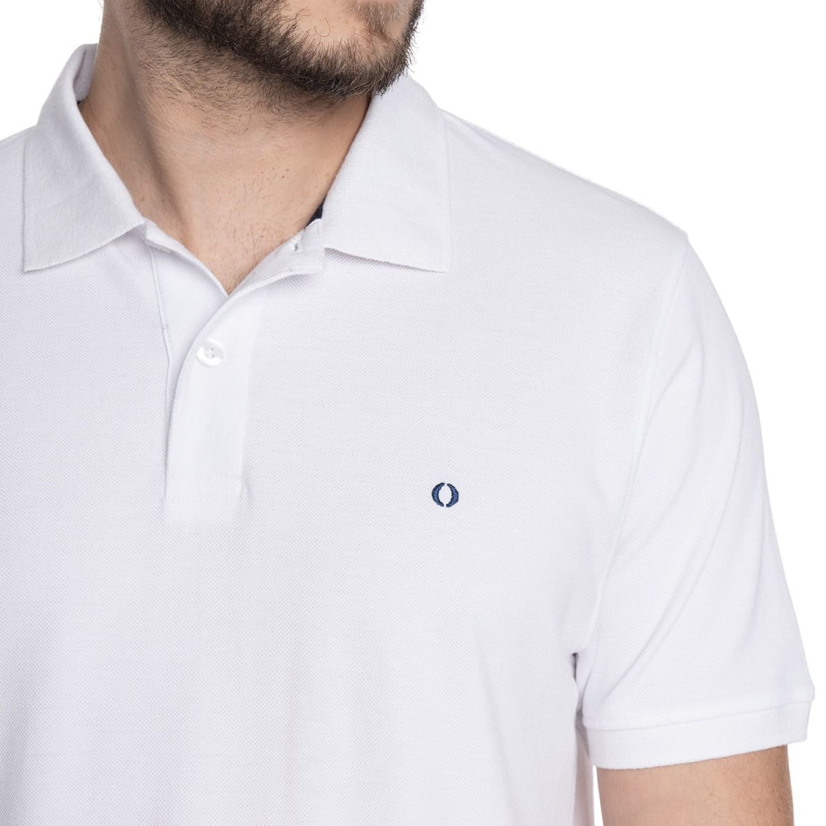 POLERAS POLO MANGA CORTA PIQUE HOMBRE BLANCA V6161N0013