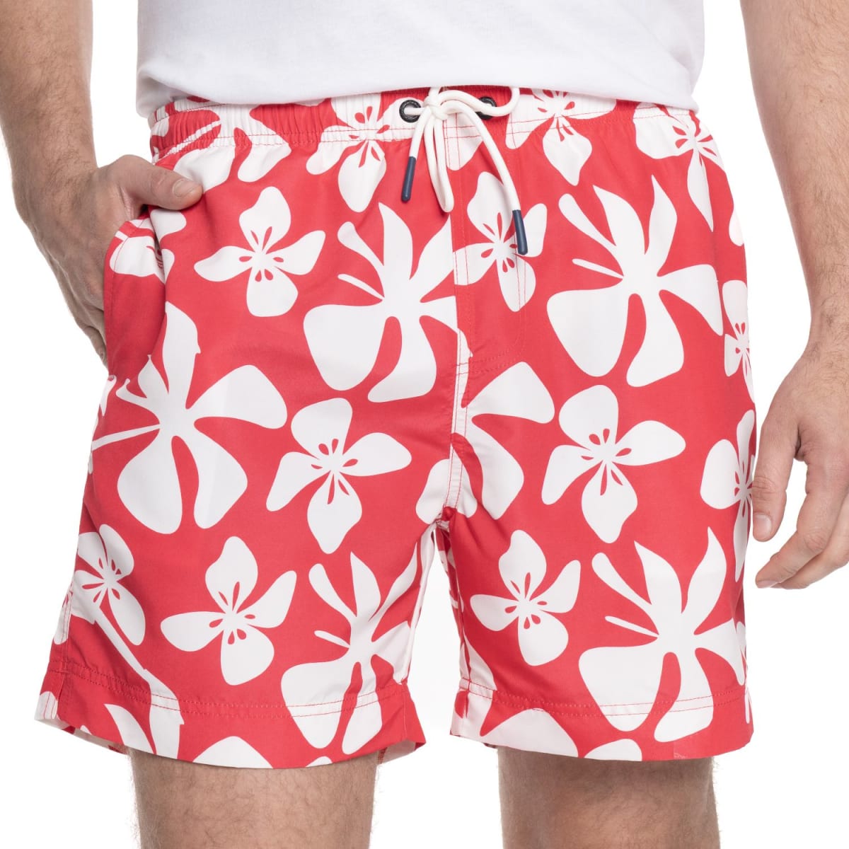 TRAJE DE BAÑO ESTAMPADA HOMBRE FUCSIA V6011N5531