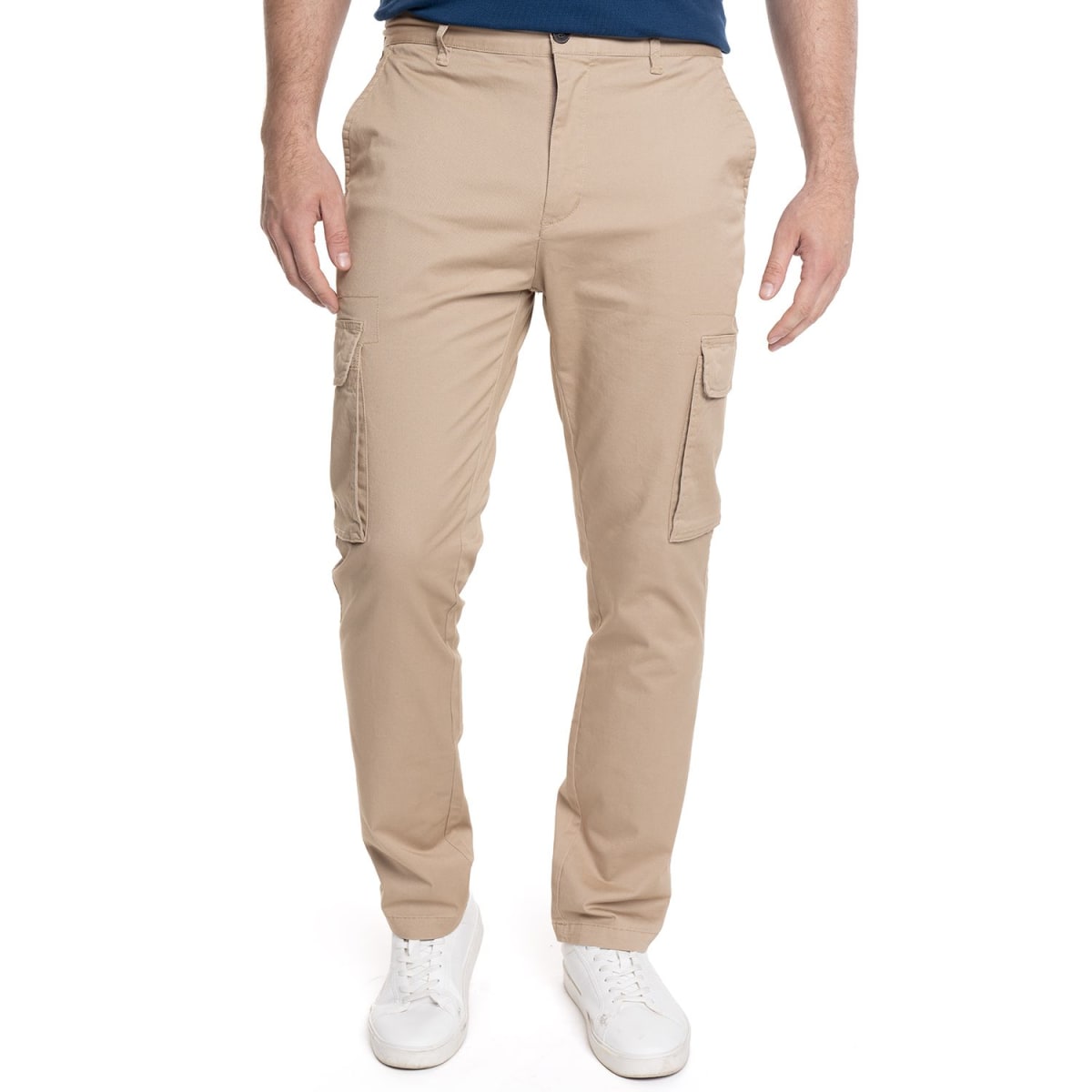 PANTALON HOMBRE CARGO BEIGE CLARO V6400N0301