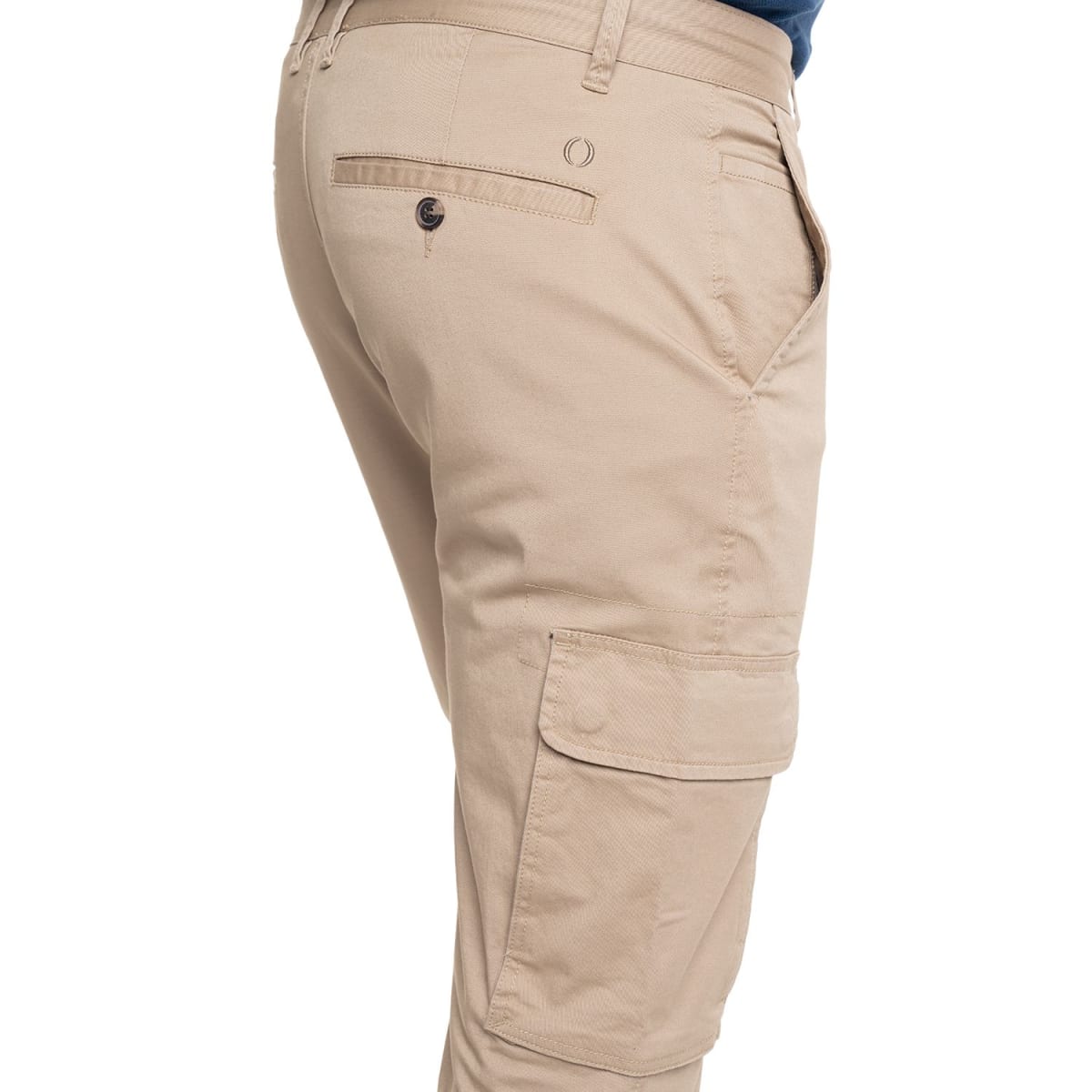 PANTALON HOMBRE CARGO BEIGE CLARO V6400N0303