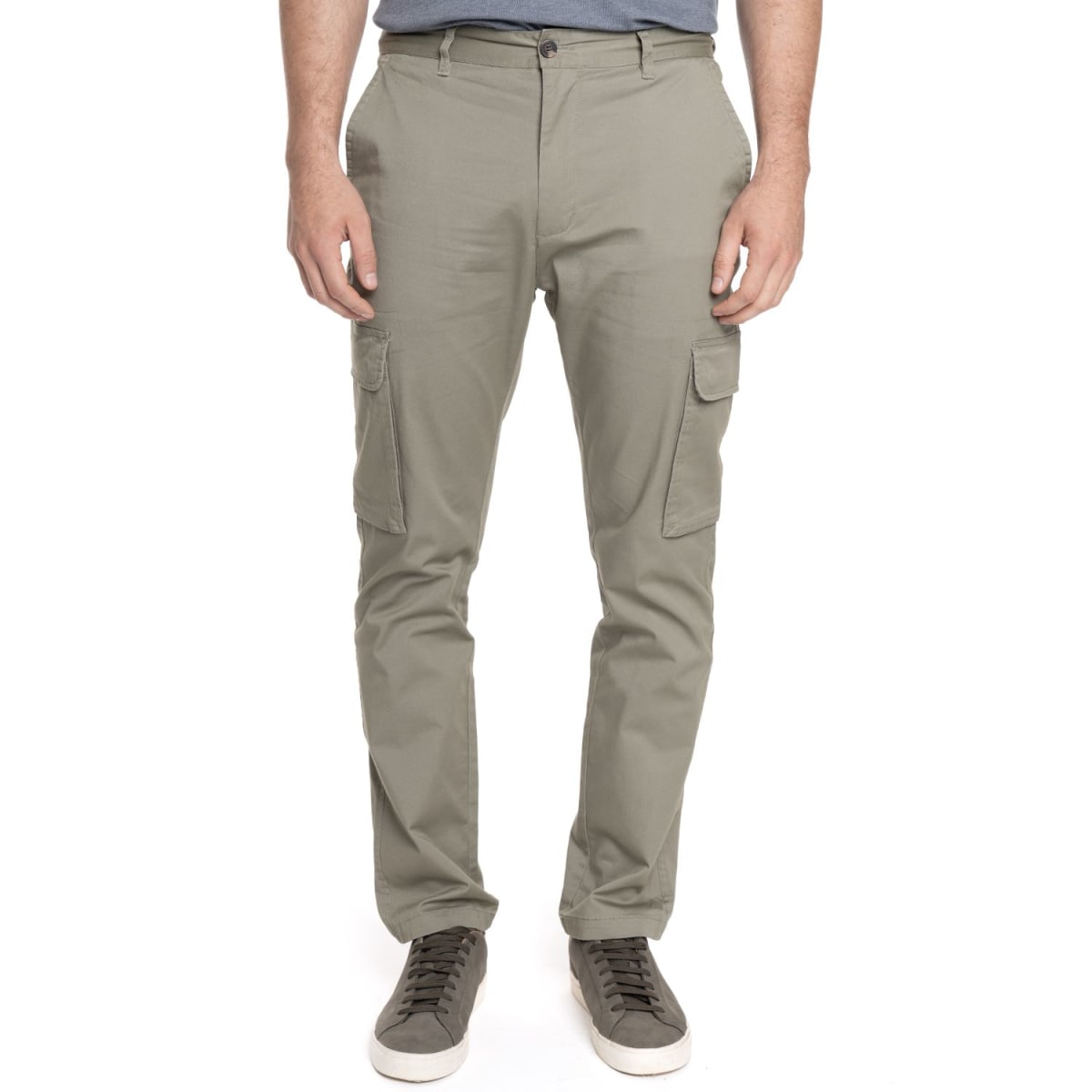PANTALON HOMBRE CARGO VERDE OLIVA V6400N0961