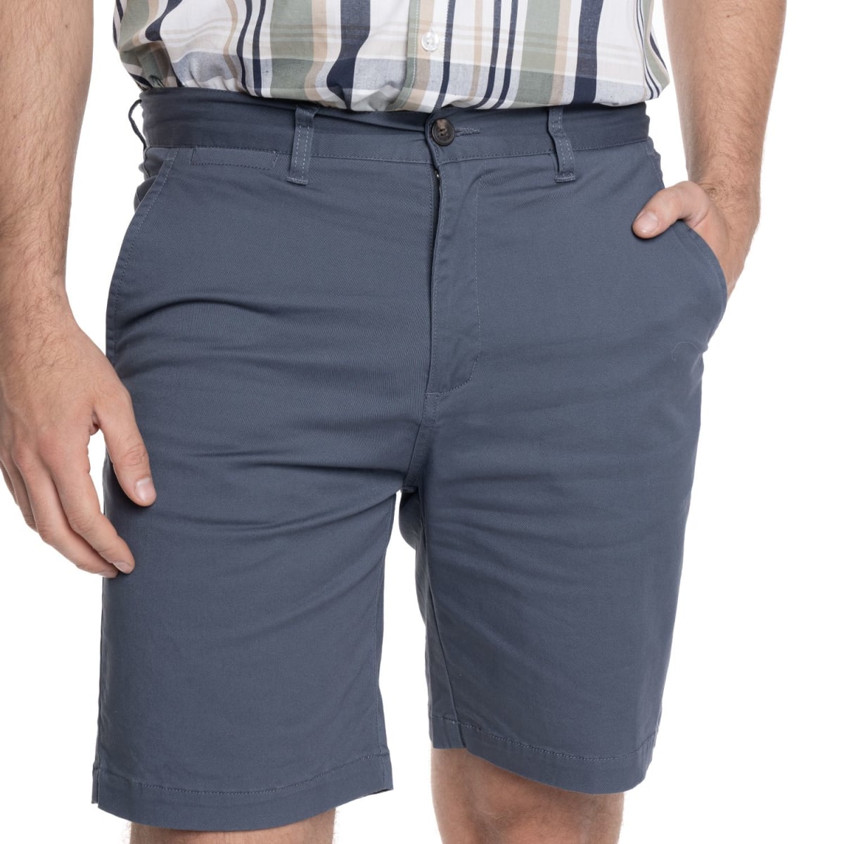 BERMUDAS GABARDINA HOMBRE AZUL PIEDRA V6020N0691