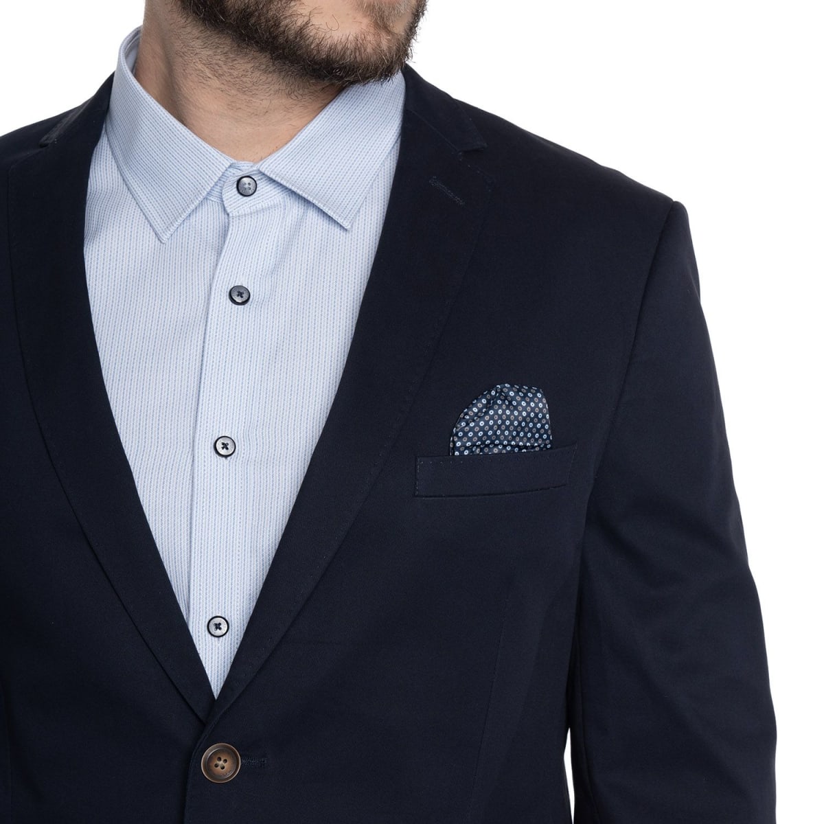 VESTON SEMI FORMAL PARA HOMBRE AZUL MARINO V6100N0793