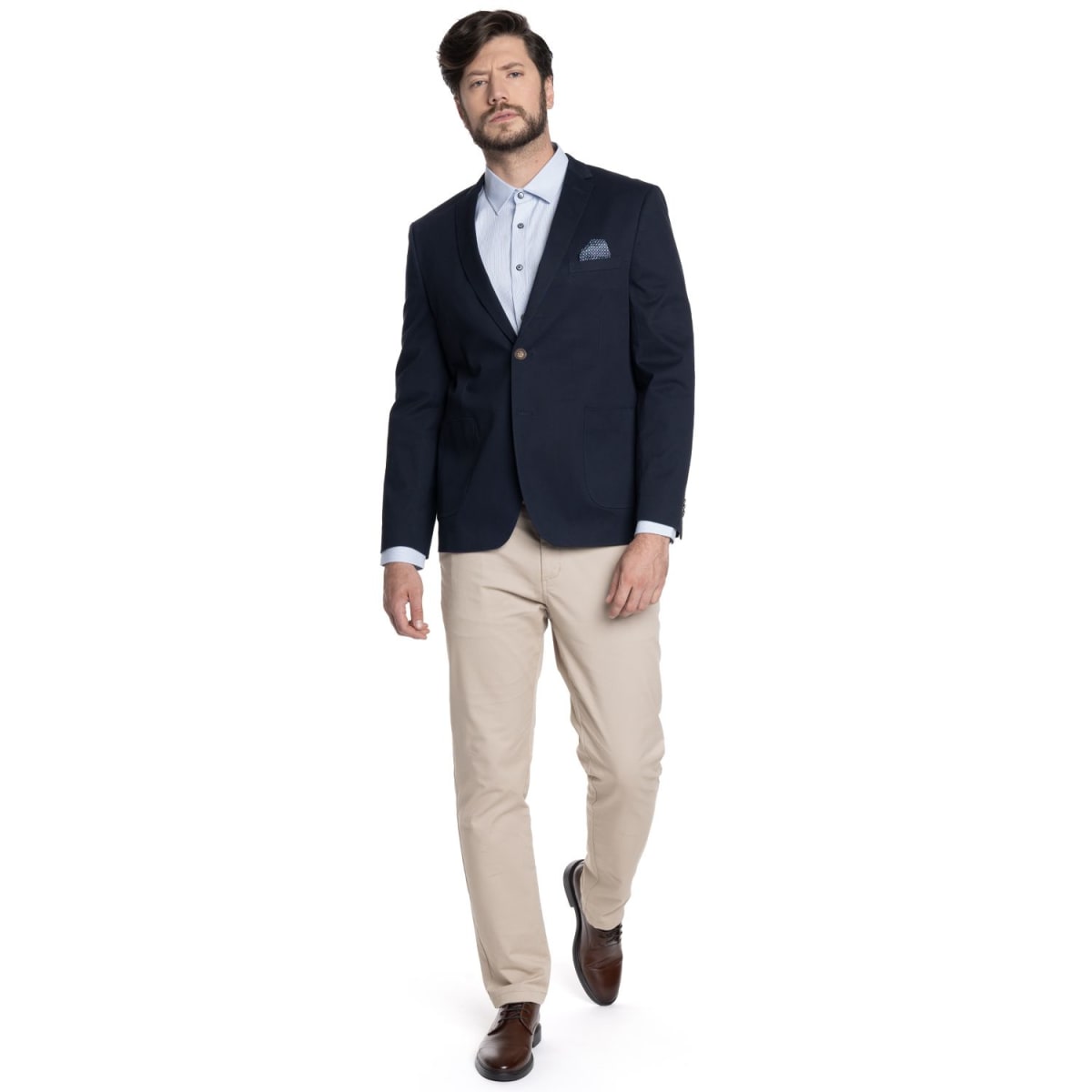 VESTON SEMI FORMAL PARA HOMBRE AZUL MARINO V6100N0794