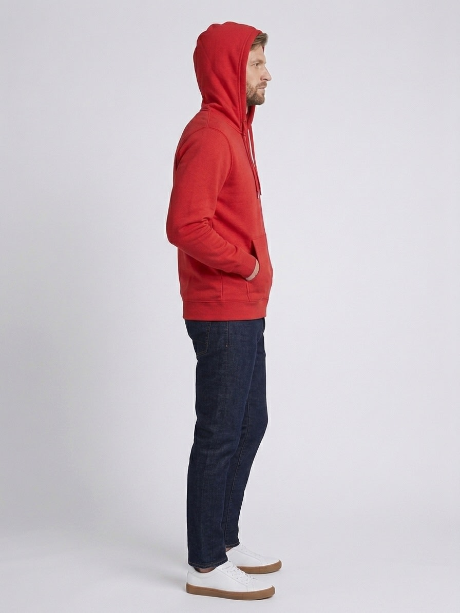POLERON FULL ZIP TERMICO ROJO LI004N0555