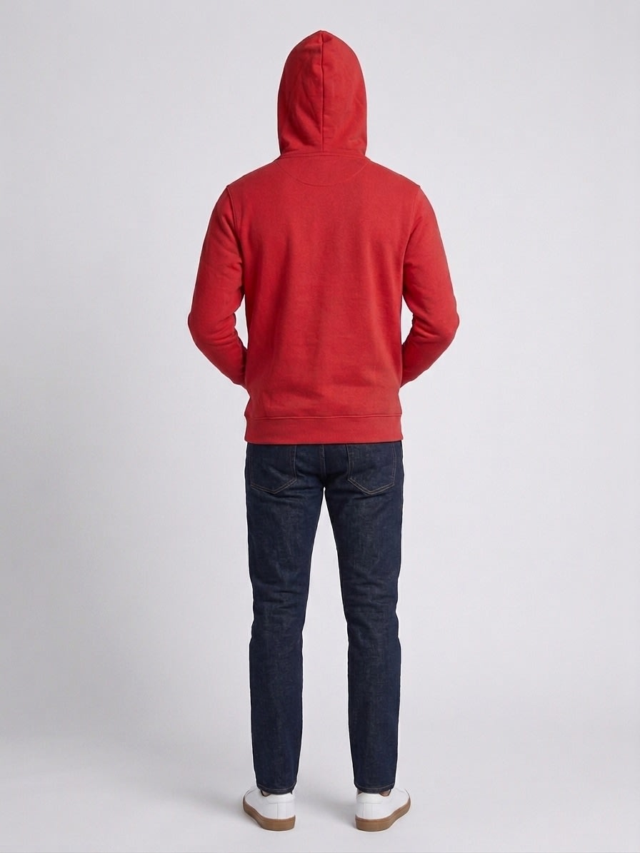 POLERON FULL ZIP TERMICO ROJO LI004N0556