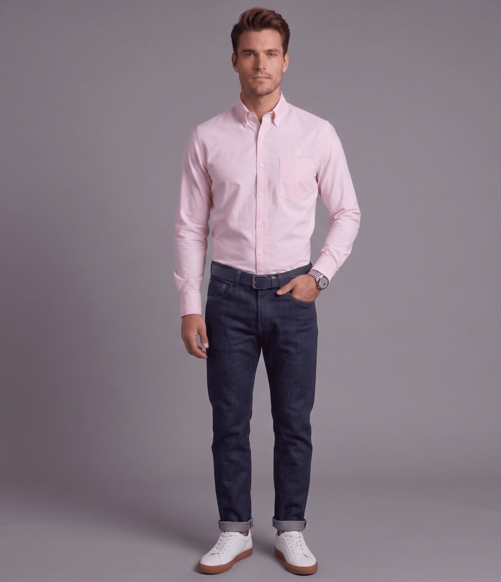 CAMISA OXFORD OPOSTO ROSADO I6001N0503