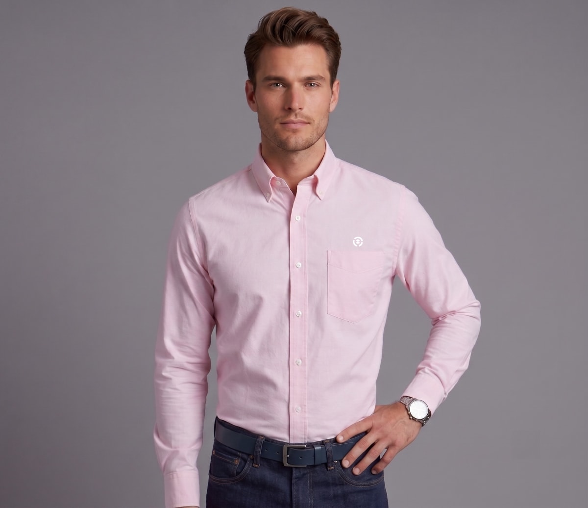 CAMISA OXFORD OPOSTO ROSADO I6001N0503