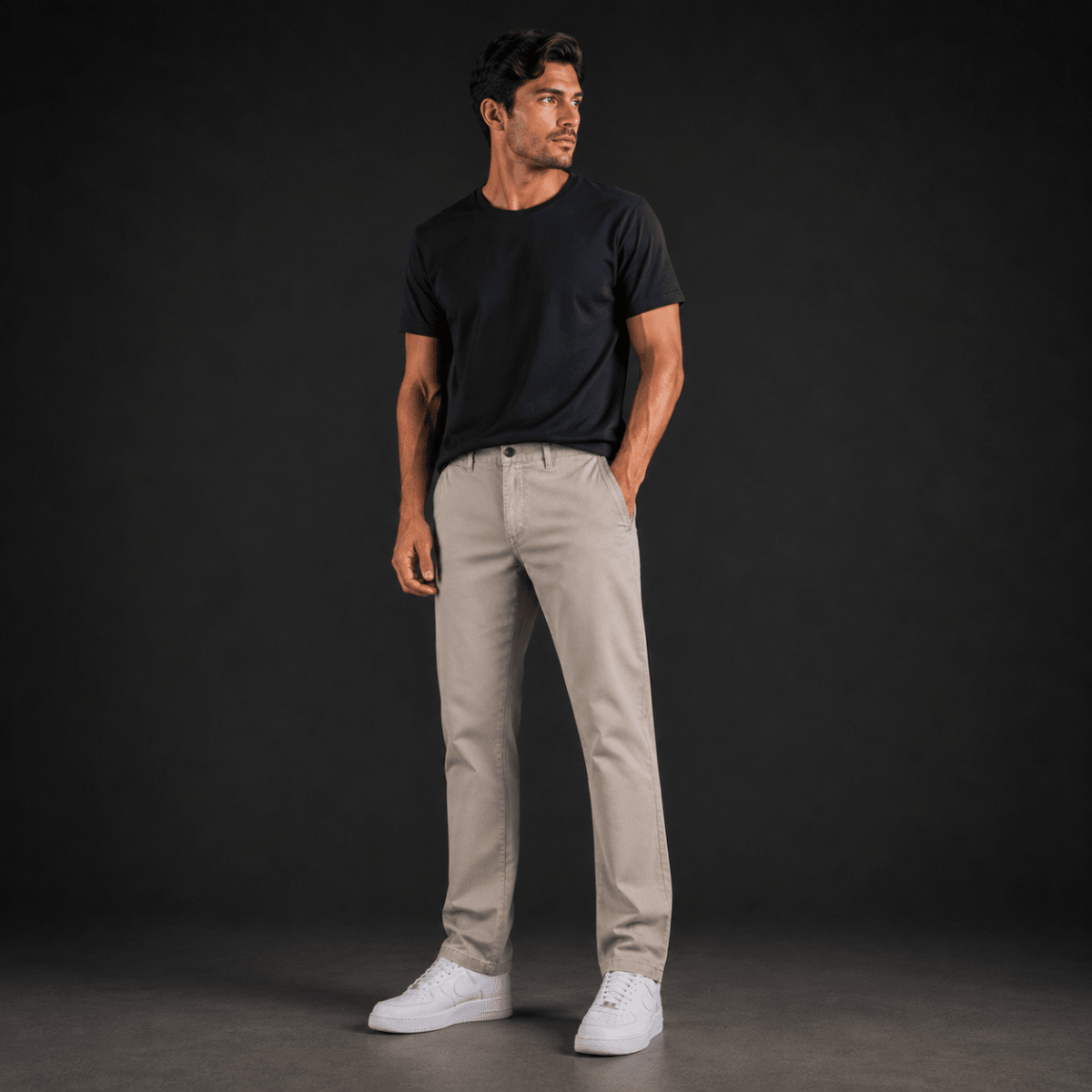 PANTALON CHINO TAUPE I6000N0903