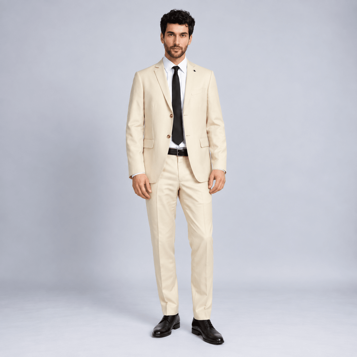TRAJE FORMAL DE GRADUACION HOMBRE SLIM BEIGE V7000N0303