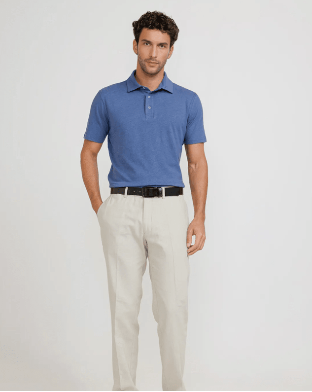 PANTALON HOMBRE DE LINO CRUDO V6000N0354