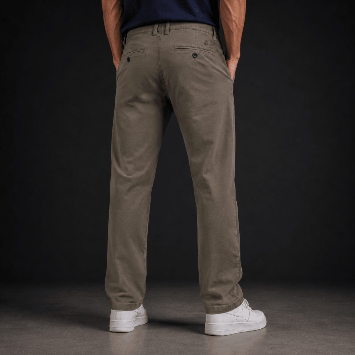 PANTALON CHINO OLIVA I6000N0952