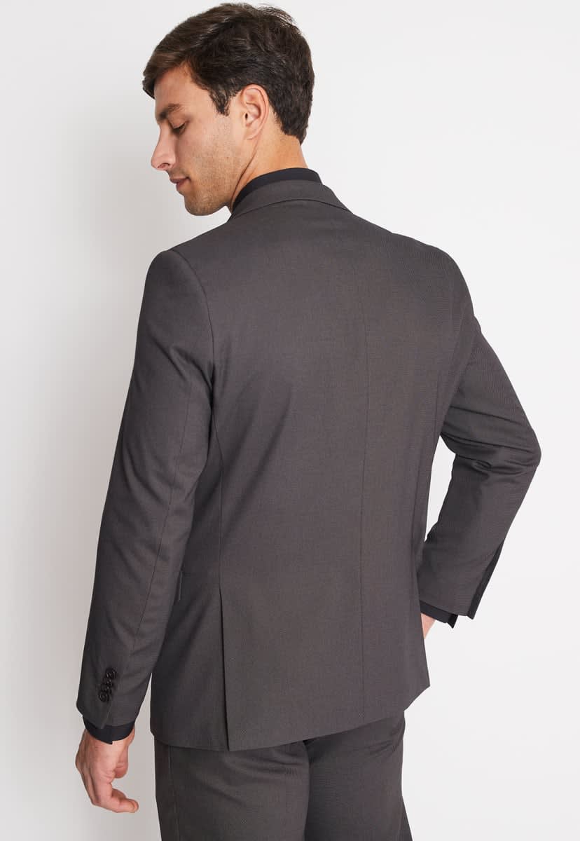 TRAJE EJECUTIVO GRIS TEXTURADO PARA HOMBRE - MODELO V6000N0033