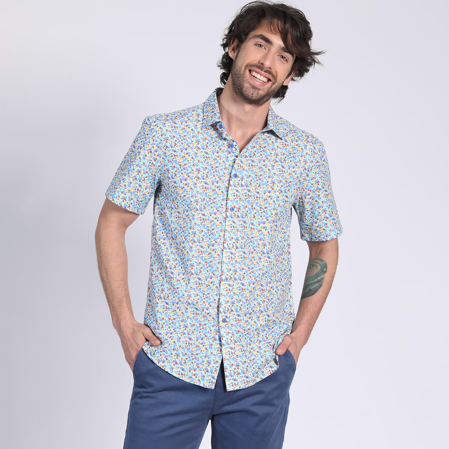 Camisas manga corta tallas grandes Fragata Stonner