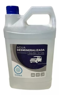 Agua Desmineralizada Galon 3 Lts