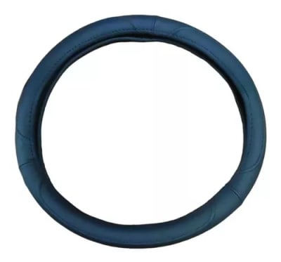 Forro Cubre Volante Cuero Talla L- Negro
