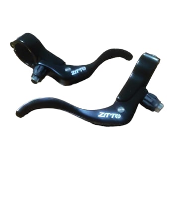 Manillas Freno Bicicleta De Ruta Aluminio Negra Ztto (par)3
