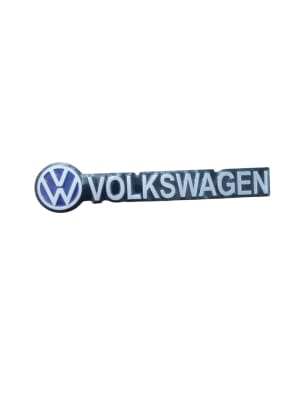 Emblema- Logo Aluminio VOLKSWAGEN – 16 cm | Para Guardabarros, Maletero o Capó