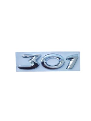 Emblema/Logo 3D Metálico para Peugeot 301 - 10cm