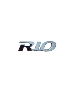 Emblema/Logo Metálico 3D para KIA RIO - 11cm