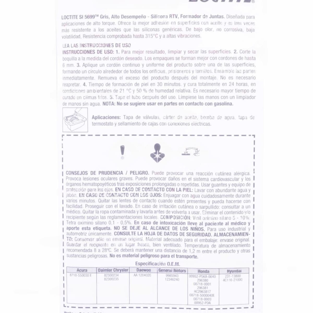 Silicona Ultra Grey Loctite Universal - Gris4