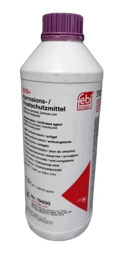 Refrigerante G12 Volkswagen Audi Skoda Seat. Febi 1.5 Lts2