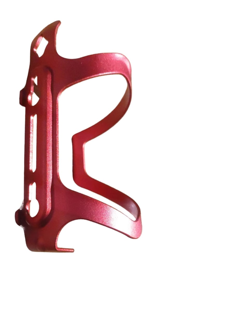 Porta Botella Caramagiola Aluminio Roja  ZTTO3