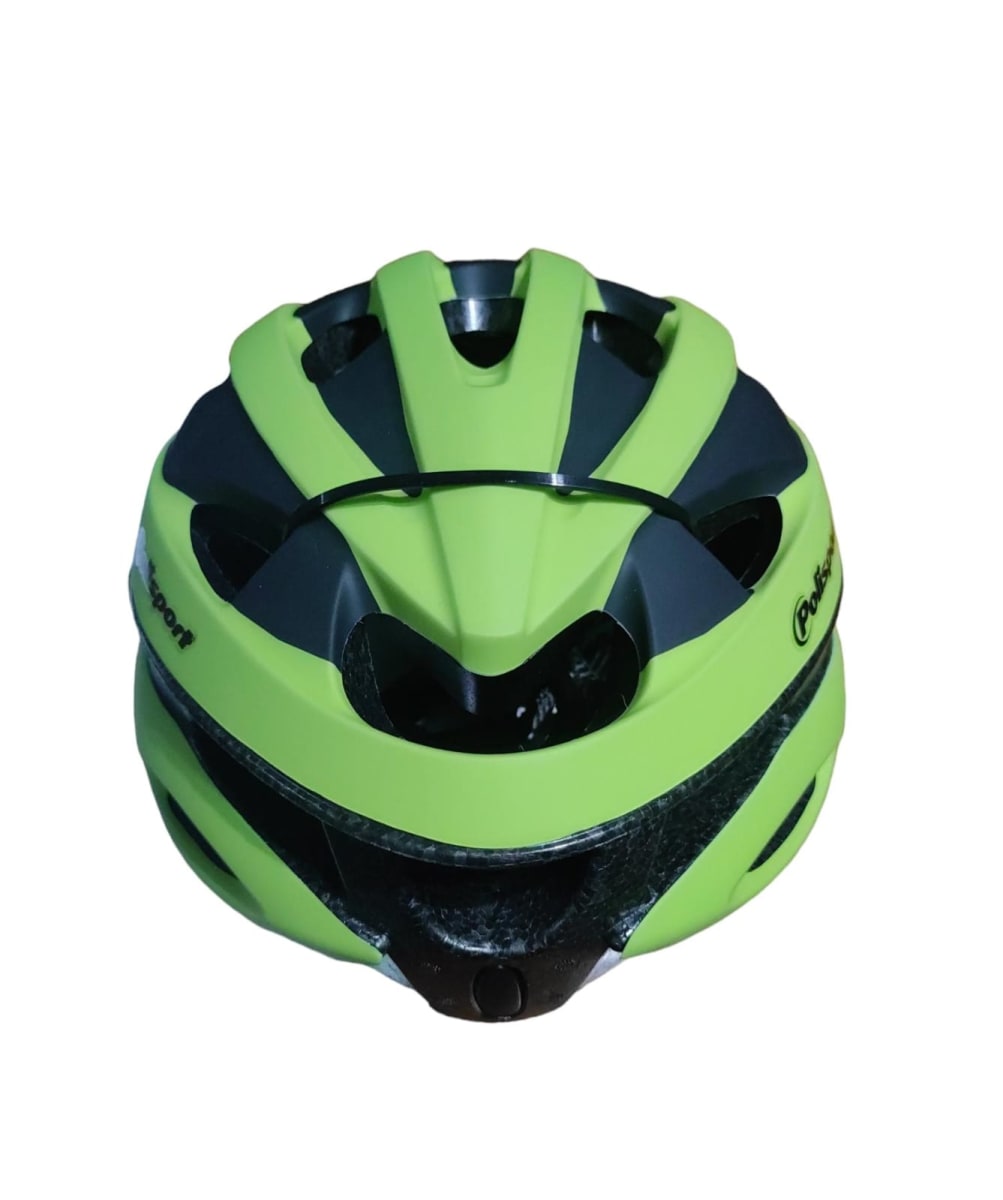 Casco Bicicleta Polisport Sport Ride Talla L (58-62) Limegreen3