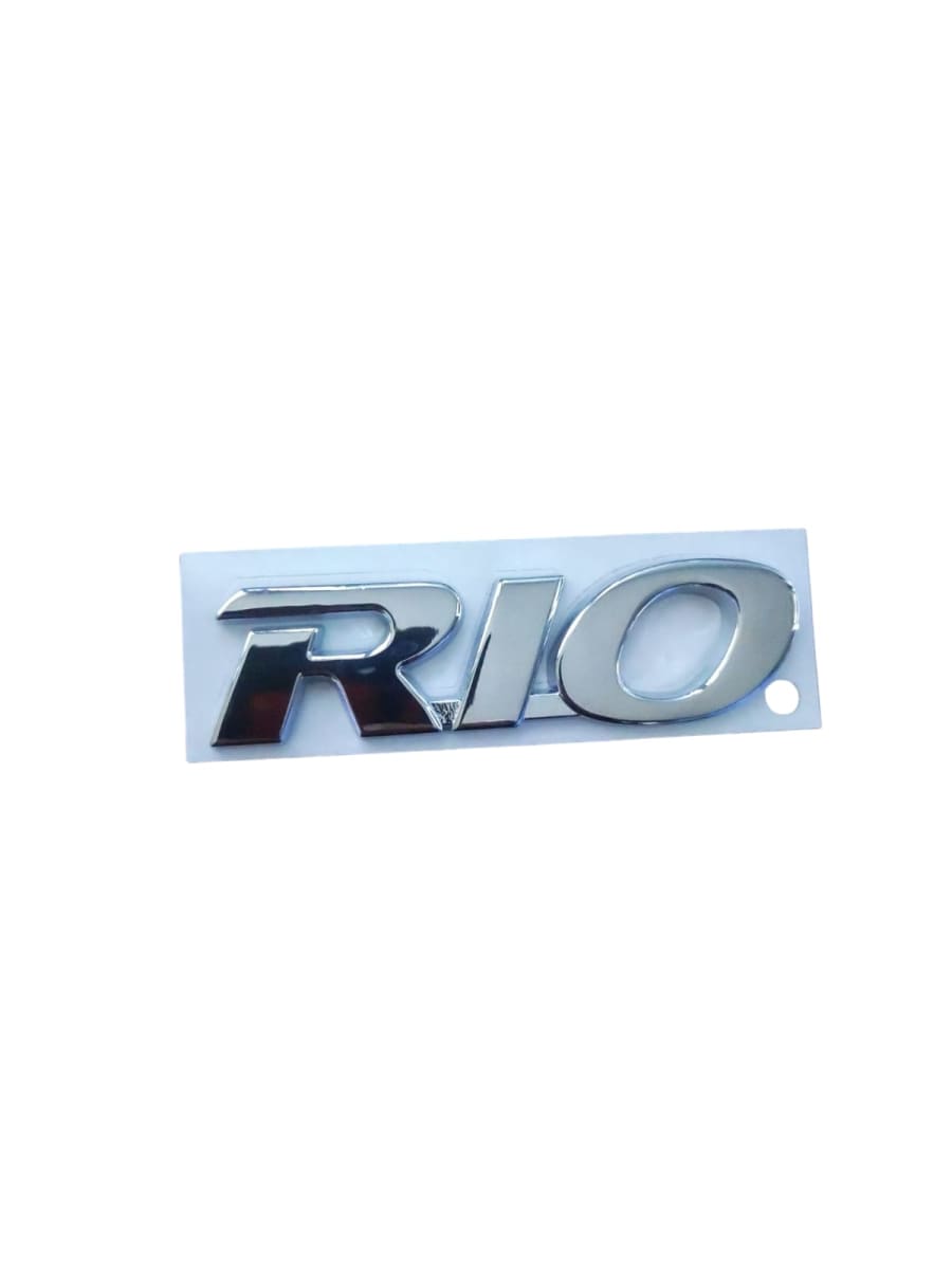 Emblema/Logo Metálico 3D para KIA RIO - 11cm2