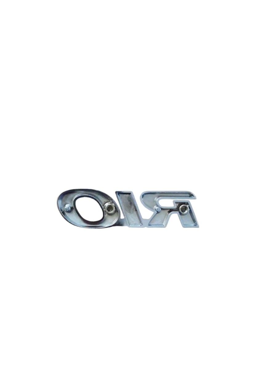 Emblema/Logo Metálico 3D para KIA RIO - 11cm3