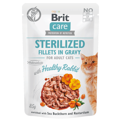 Brit Care - Sterilized Fillets in Gravy Healthy Rabbit1