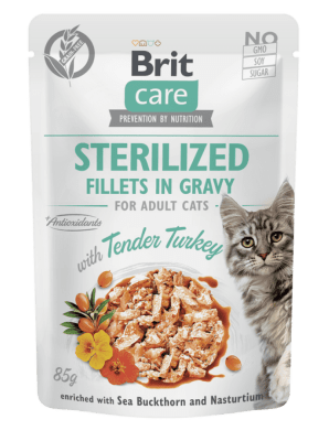 Brit Care - Sterilized Fillets in Gravy Tender Turkey1