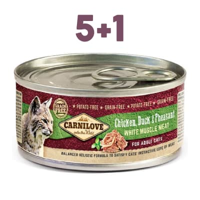 Carnilove - Chicken, Duck & Pheasant 5+1
