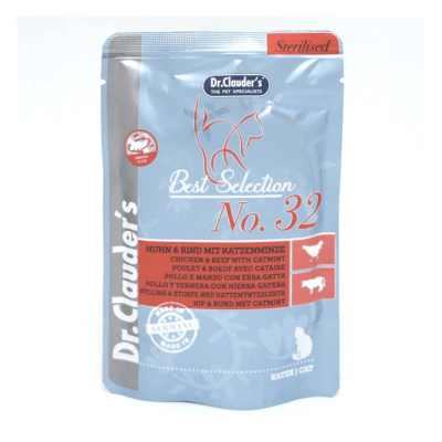 Dr. Clauder's - Best Selection #32 Pollo, Ternera & Catnip1