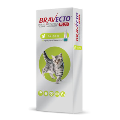 Bravecto Plus - 1.2kg-2.8kg1