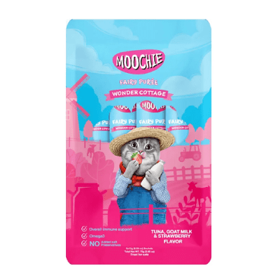 Moochie Lickable - Tuna, Goat Milk & Strawberry
