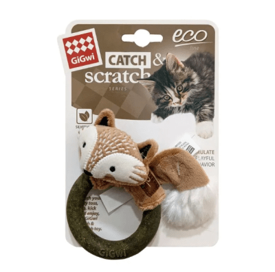GiGwi - Eco Catch & Scratch Matatabi Fox1