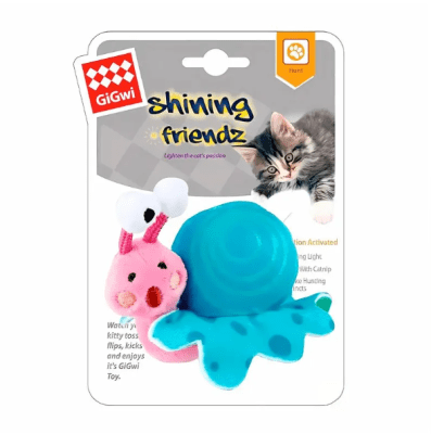 GiGwi - Shinning Friends LED Catnip Snail