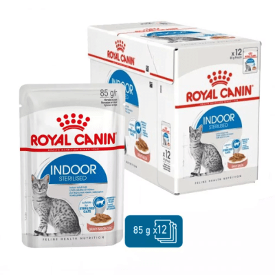 Royal Canin - FHN Indoor Sterilised Gravy (Caja x12)