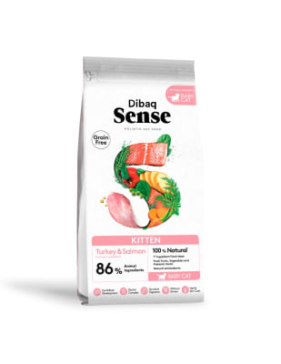 Dibaq Sense - GF Kitten Turkey & Salmon1