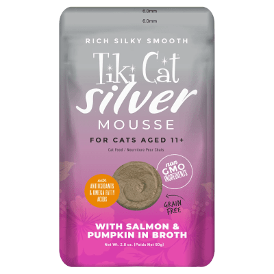 Tiki Cat - Silver Mousse Salmon & Pumpkin
