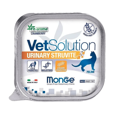 Monge Vet Solution - Urinary Struvite Alutray1