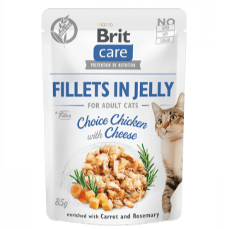 Brit Care - Fillets in Jelly Choice Chicken & Cheese
