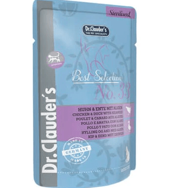Dr. Clauder's - Best Selection #33 Pollo, Pato & Algas1
