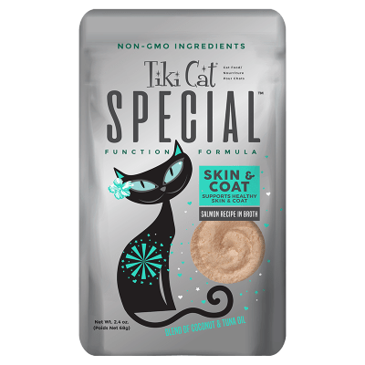 Tiki Cat - Special Mousse Skin & Coat Salmon1